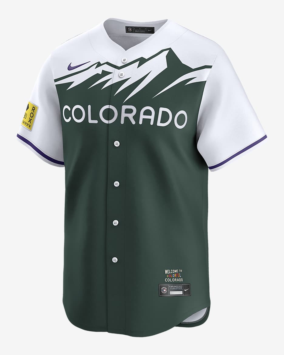 Colorado Rockies City Connect Men s Nike Dri FIT ADV MLB Limited Jersey. Nike